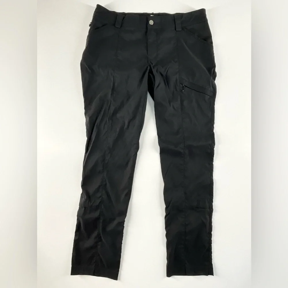 Duluth Trading Co Women Dry on the Fly Slim Leg Pants Black Outdoor Chic 14 X 33 - Picture 6 of 16